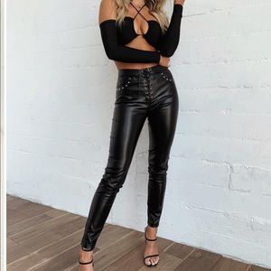 NWT Tiger Mist Parry Faux Leather Pants